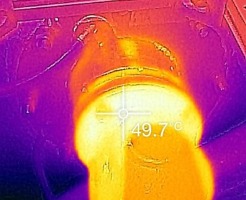 Thermographic IR yacht