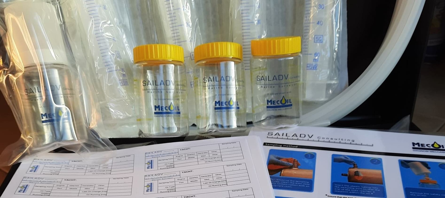 yacht laboratory analysis engine oils